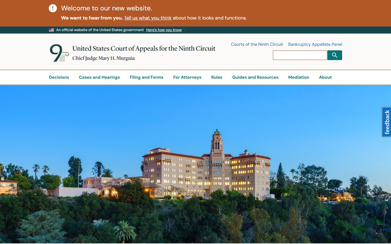 Washington County court dockets Ninth Circuit Court of Appeals route